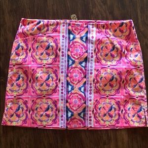 Lilly Pulitzer Marigold Skort Rock House EUC 12